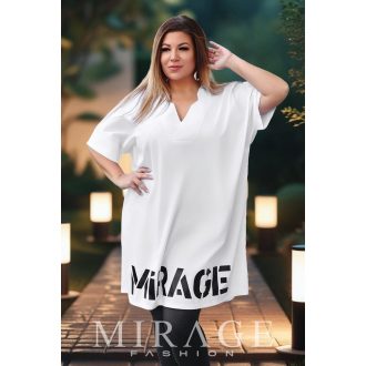 Mirage Minoretta lezser puplin tunika, fehér
