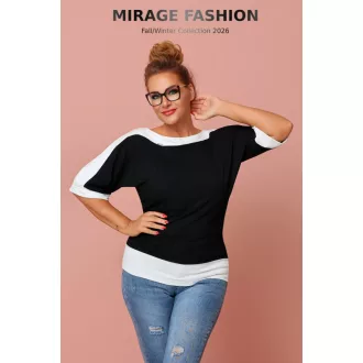 Mirage Tennessy csónaknyakú felső, fekete