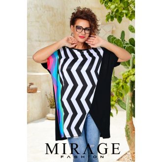 Mirage Delila szabott tunika, csíkos