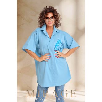 Mirage Aragorn ingtunika, acélkék