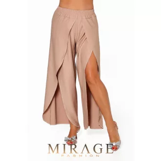 Mirage Dráma silky szatén lepke fazonú nadrág, bézs