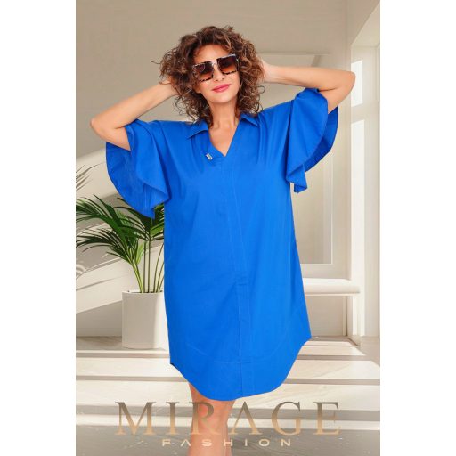 Mirage Zsuzska puplin ingruha, királykék