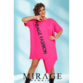 Mirage Rain nyomott tunika, pink