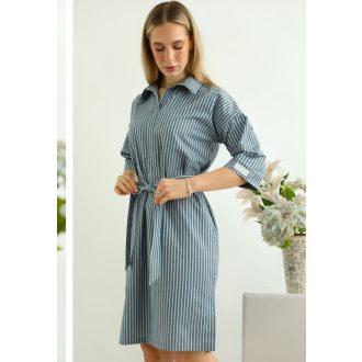 Warp Zone Hailey puplin ingruha, csíkos