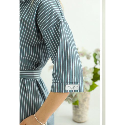 Warp Zone Hailey puplin ingruha, csíkos