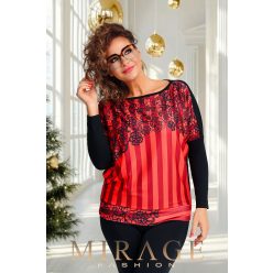 Mirage Druida passzés alkalmi felső, csipke mintás