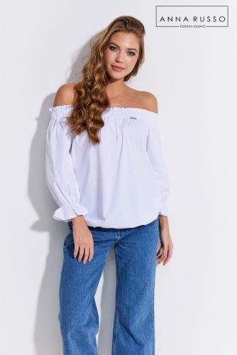 Anna Russo Lace felső, krém