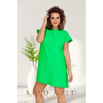 Mirage Jessy hátán betétes silky ruha, zöld