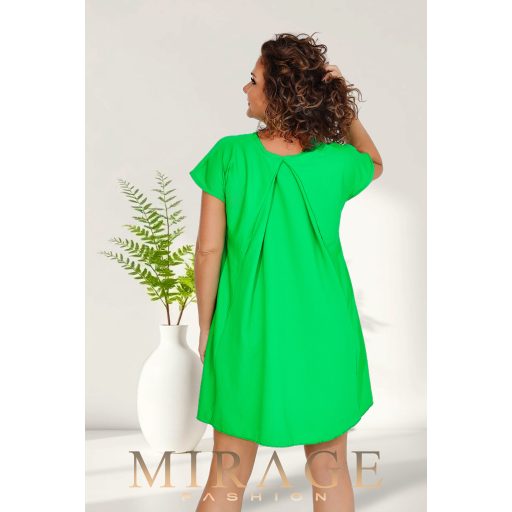 Mirage Jessy hátán betétes silky ruha, zöld