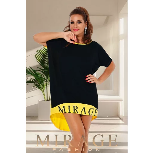 Mirage Honolulu bő tunika, fekete-sárga