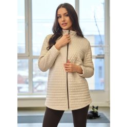 Rensix Tokió 3D mintás kardigán, krém