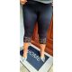 Fashion by Nono csipkés aljú 3/4-es leggings, fekete