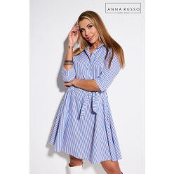 Anna Russo Audrey ruha, kék csíkos