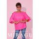 Mirage Edina lenvászon tunika, uv pink