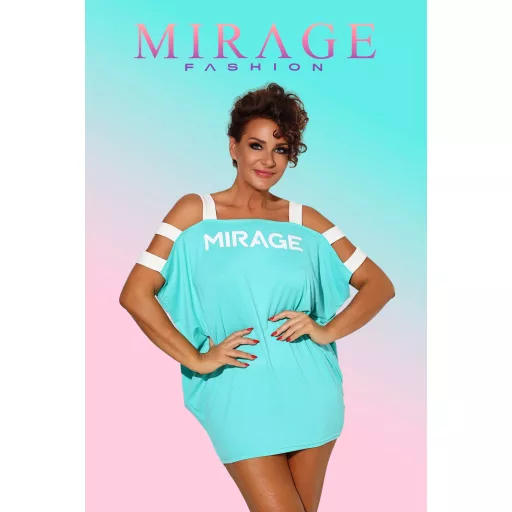 Mirage Lucy vállain pántos tunika, menta