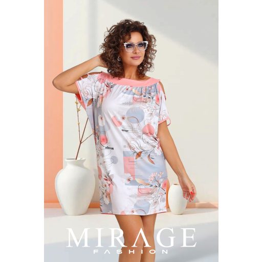 Mirage Liverpool vállán nyitott ruha, papaya