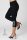 Mirage 3/4-es pamut leggings, fekete