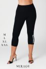 Mirage 3/4-es pamut leggings, fekete