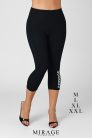 Mirage 3/4-es pamut leggings, fekete