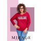 Mirage Angéla nyomott felső, bordó
