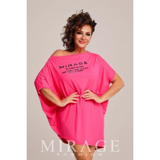 Mirage Sziszy asszimetrikus tunika, pink