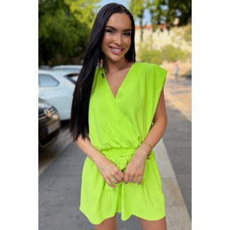 Anna Russo Ginny overál, banán zöld