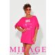 Mirage Katy ujján kötős tunika, pink