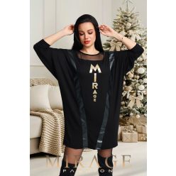 Mirage Rebeka bőrbetétes tunika, fekete