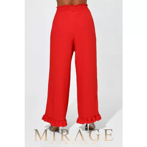 Mirage Drakarisz silky szatén nadrág, piros