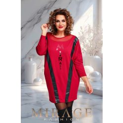 Mirage Rebeka bőrbetétes tunika, bordó