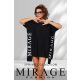 Mirage Berill oldalt hosszabb tunika, fekete