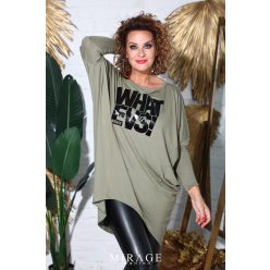 Mirage Fédra bő tunika, kheki