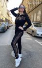 La Chére Angel szabadidő szett, párduc mintás