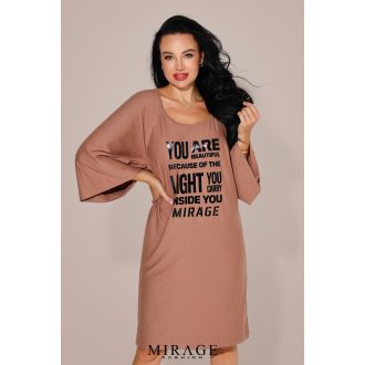 Mirage Jude denvér ujjú tunika, mogyoró