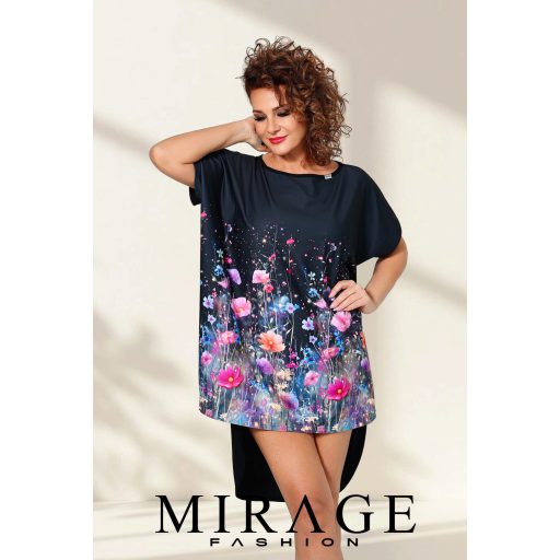 Mirage Como bő tunika, virágos