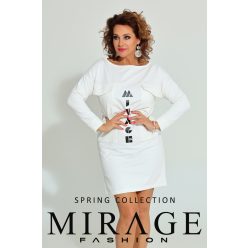 Mirage Italy zsebes futter pulcsiruha, fehér