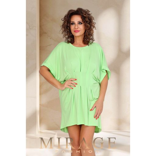 Mirage Bié tűzött tunika, almazöld