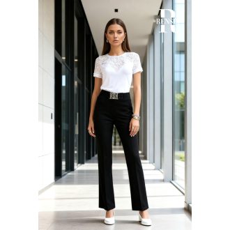 Rensix Zora csipkebetétes poliamid felső, fehér