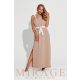 Mirage Avantgard silky szatén maxiruha, karamell