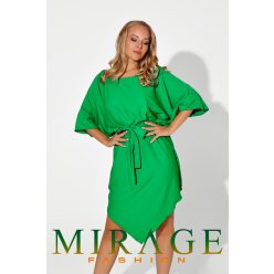 Mirage Tekla silky szatén tunika, brazil zöld