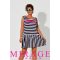Mirage Rege fodros pamut trikóruha, csíkos