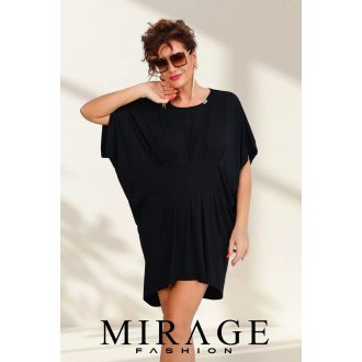 Mirage Bié tűzött tunika, fekete