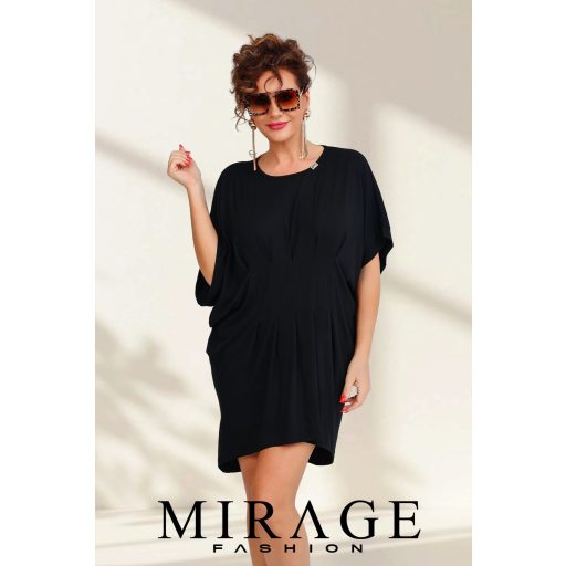 Mirage Bié tűzött tunika, fekete