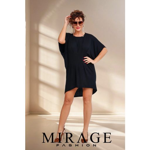 Mirage Bié tűzött tunika, fekete