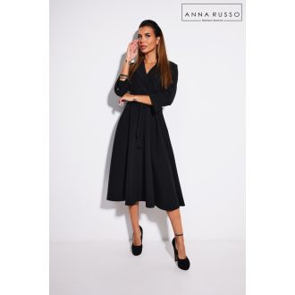 Anna Russo Gulia kötős ruha, fekete