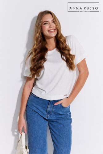 Anna Russo Polly basic felső, krém