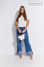 Anna Russo Polly basic felső, krém