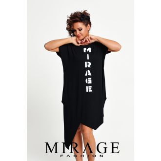 Mirage Delhi alul szabott tunika, fekete