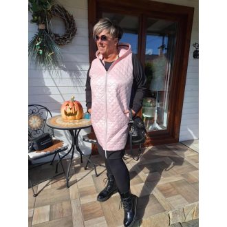 Fashion by nono Casting kardigán kabát, pink-fekete