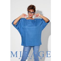 Mirage Edina lenvászon tunika, farmerkék